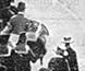 Photograph of crowds watching the 8 Hours Procession.