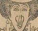 A satirical view of a suffragette meeting, with caricatures of attendees. A satirical view of a suffragette meeting, with caricatures of attendees.