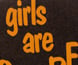 A empowering badge slogan.