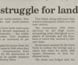 Historical outline of the land rights battle from The Age.