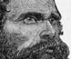 Engraving of Indigenous leader Simon Wonga. Engraving of Indigenous leader Simon Wonga.