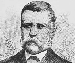 An engraving of squatter Edward Curr. An engraving of squatter Edward Curr.