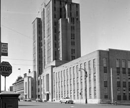 Photograph of the Russell St police headquarters.