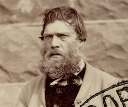 Full-length portrait of Harry Power at Pentridge Prison
