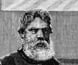 Print showing Harry Power in old age.