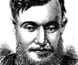 Engraving of Joe Byrne of the Kelly gang.