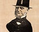 Newspaper caricature of Redmond Barry. Newspaper caricature of Redmond Barry.