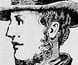 Engraving of John Batman, in profile. Engraving of John Batman, in profile.