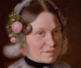 Portrait of Eliza Cobb, wife of John Pascoe Fawkner. Portrait of Eliza Cobb, wife of John Pascoe Fawkner.