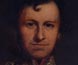 Portrait of Charles Joseph La Trobe, standing in uniform.