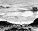 Engraving of Sorrento Bay and beach in detail.
