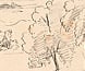 Sketch by Angus McMillan showing the ranges between Omeo and Woods Point.