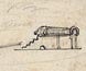 Hand-sketched picture of a simple hut by surveyor Robert Russell. Hand-sketched picture of a simple hut by surveyor Robert Russell.