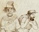 Caricatures of goldfields denizens by Edward Snell. Caricatures of goldfields denizens by Edward Snell.