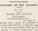 Newspaper article detailing a reporters' visit to a mine.