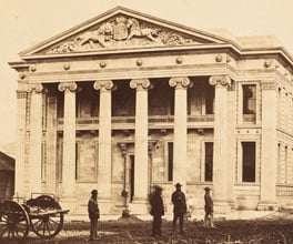 Photograph of a classical facade on a Melbourne street. Photograph of a classical facade on a Melbourne street.