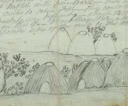 1840s account of the Indigenous villages of Lake Condah. 1840s account of the Indigenous villages of Lake Condah.