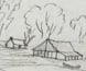 Pencil sketch of the whaling station founded by the Hentys. Pencil sketch of the whaling station founded by the Hentys.