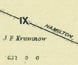 Parish plan showing the land purchases made by Krumnow in 1852.