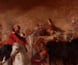 William Strutt's Black Thursday depicts the terrible bushfire which engulfed Victoria only days before the discovery of gold.