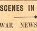 Newspaper article about the declaration of World War I.