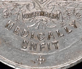 Presented to men who volunteered but were judged unfit in World War I.