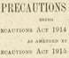 Government manual produced during World War I.