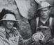 Sheltering soldiers in World War I.