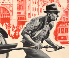 Propaganda poster from World War II. Propaganda poster from World War II.